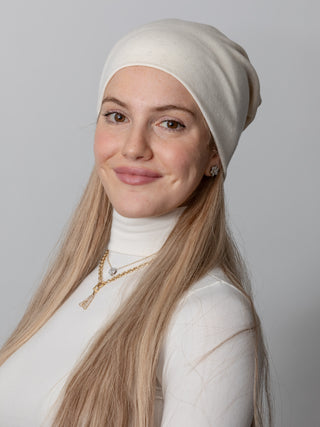 Cream Stardust Beanie