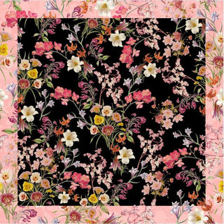 Chinoiserie Bloom Pre-Tied Scarf