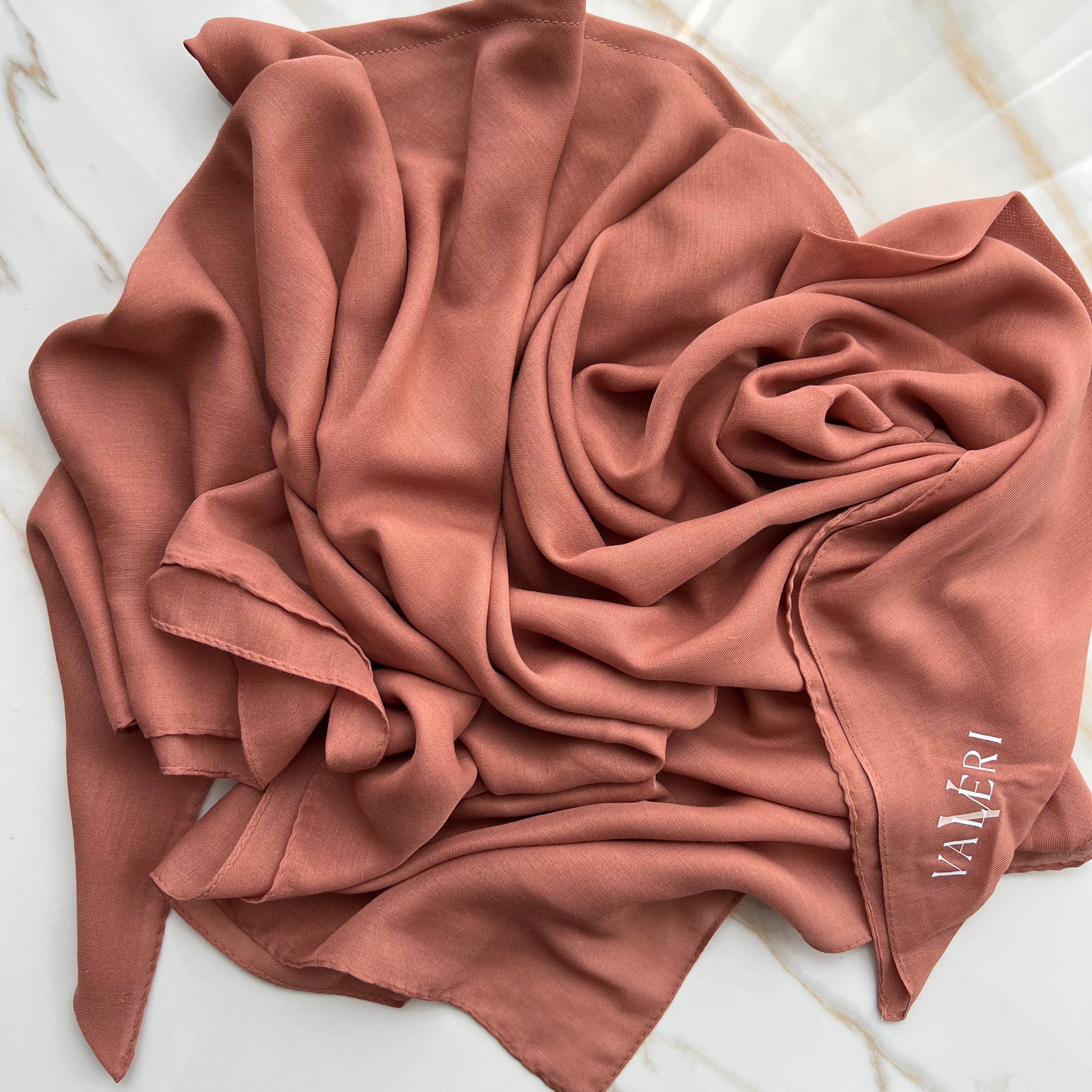 Solid Cotton Triangle Scarf