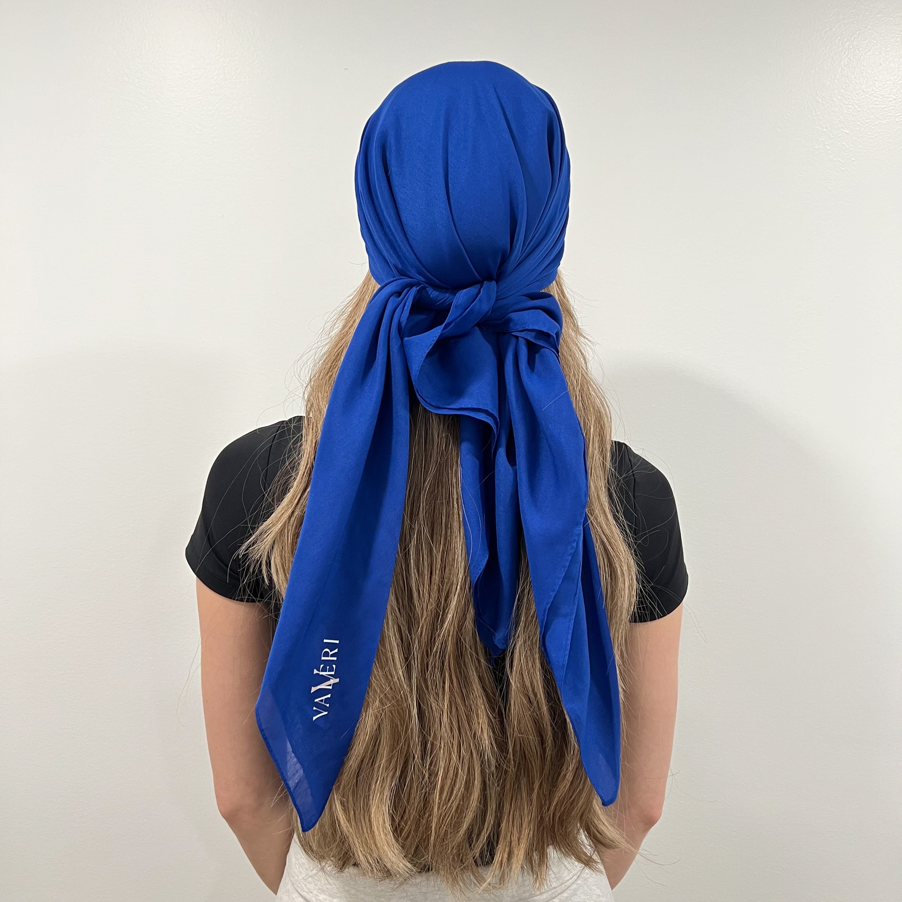 Solid Cotton Triangle Scarf
