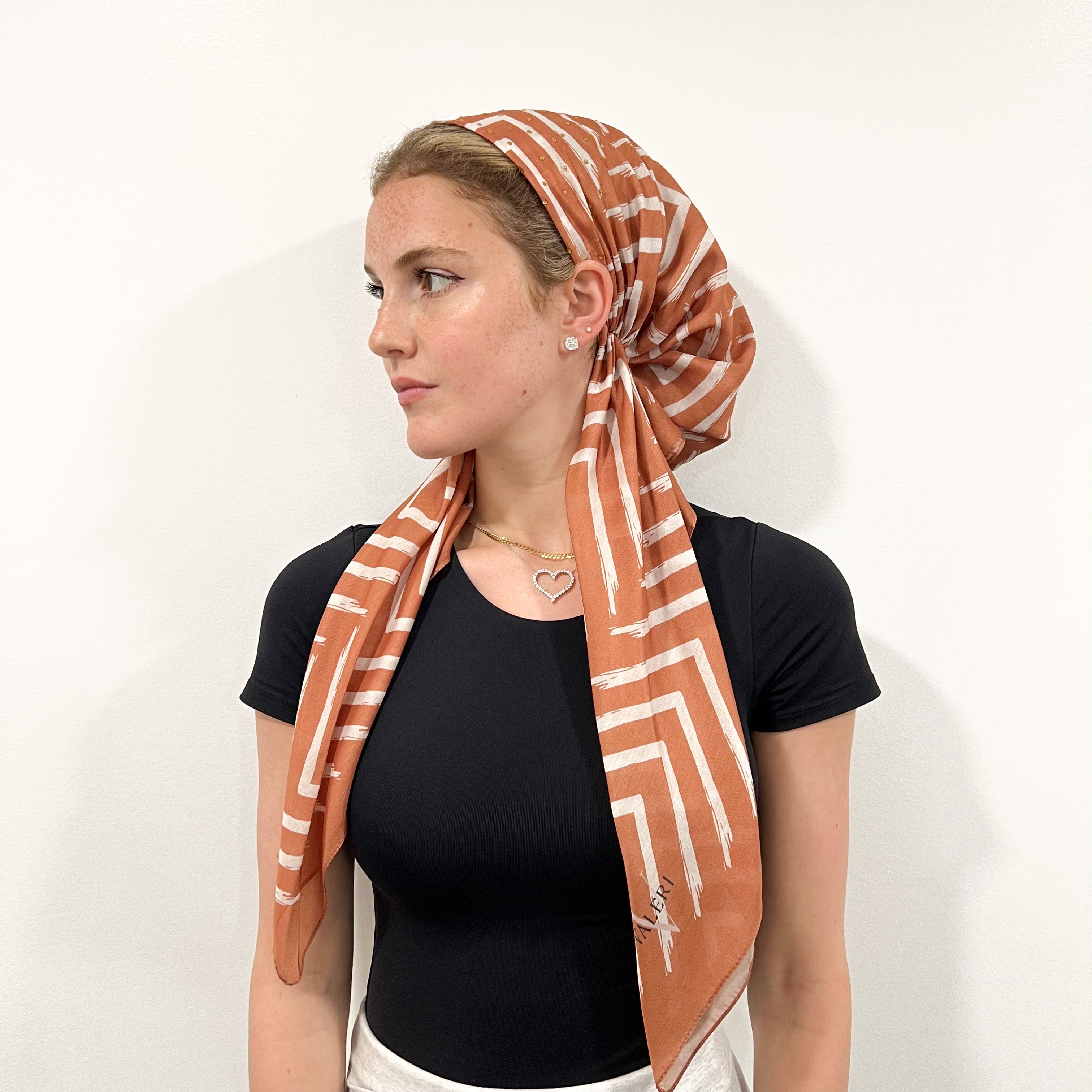 Lola Embellished Pre-Tied Scarf