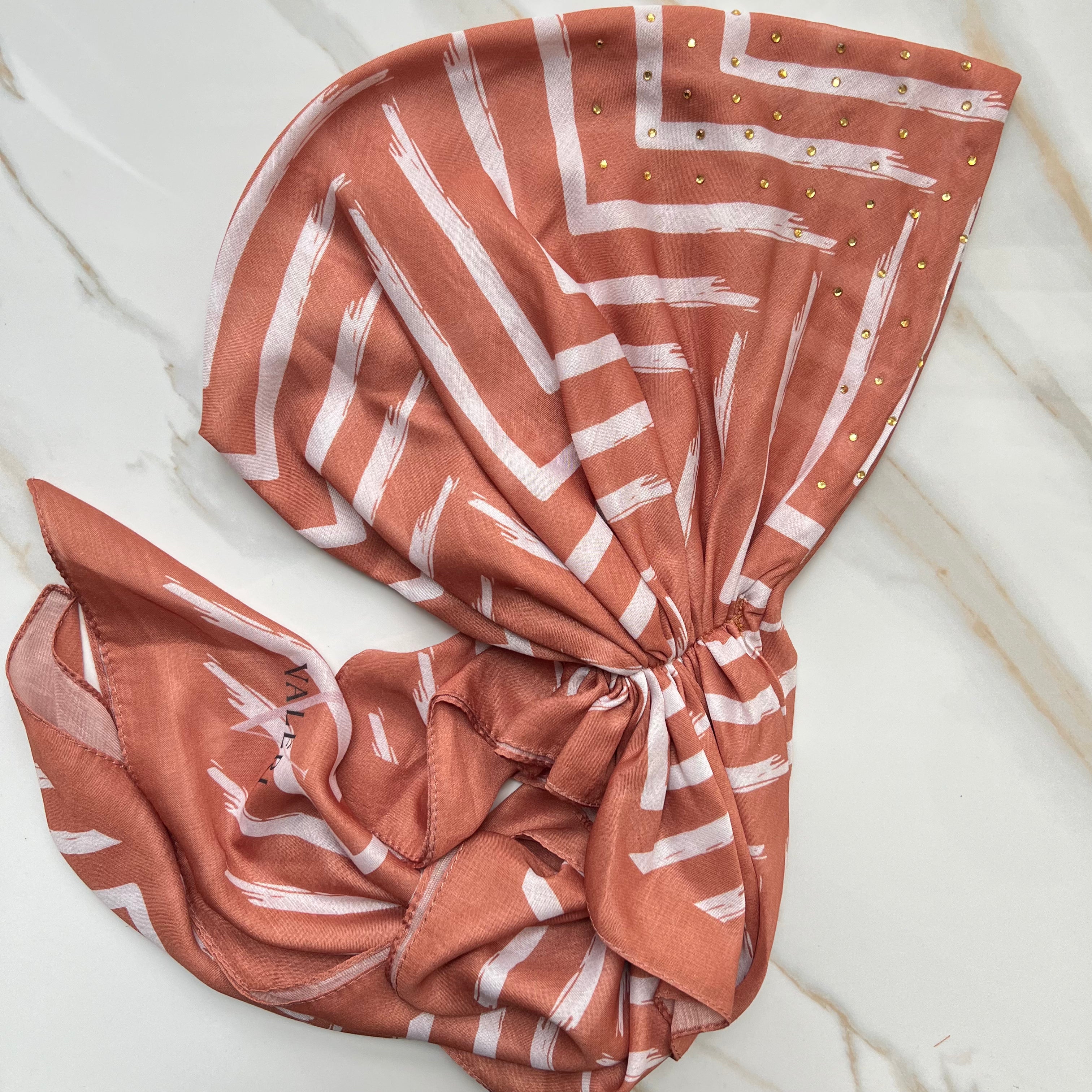 Lola Embellished Pre-Tied Scarf
