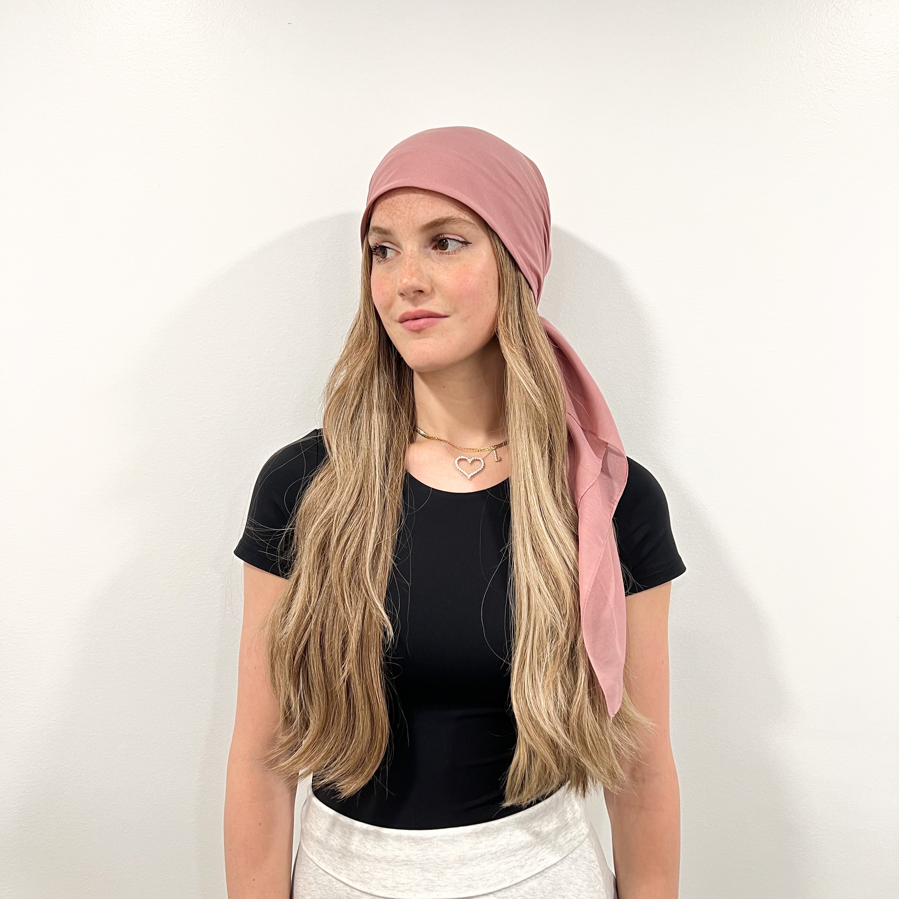 Solid Cotton Triangle Scarf