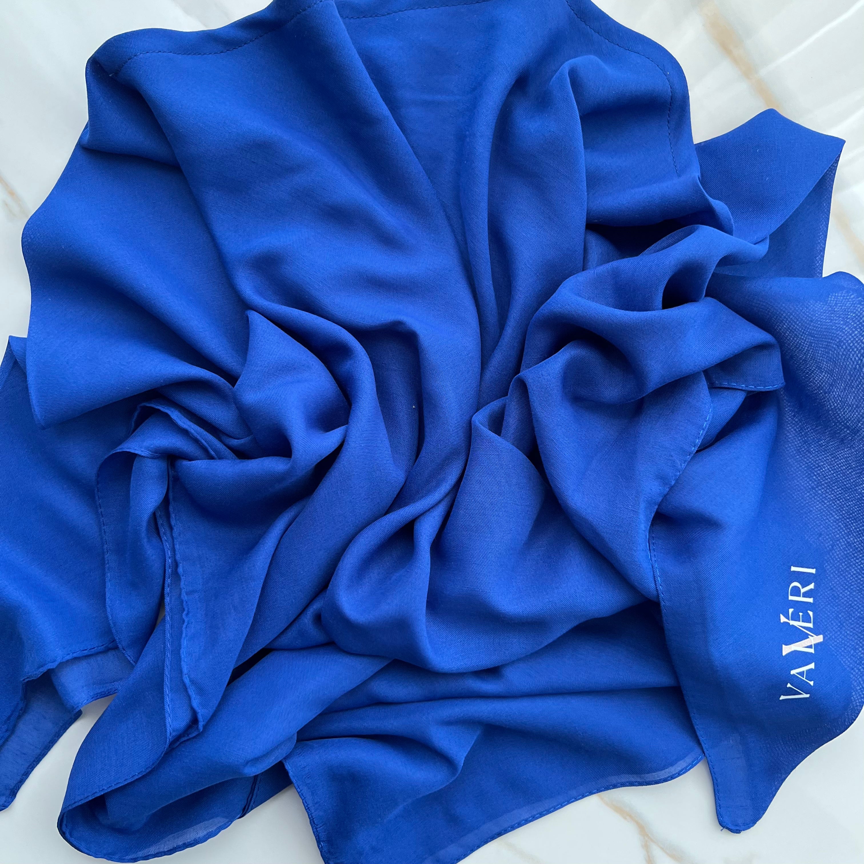Solid Cotton Triangle Scarf