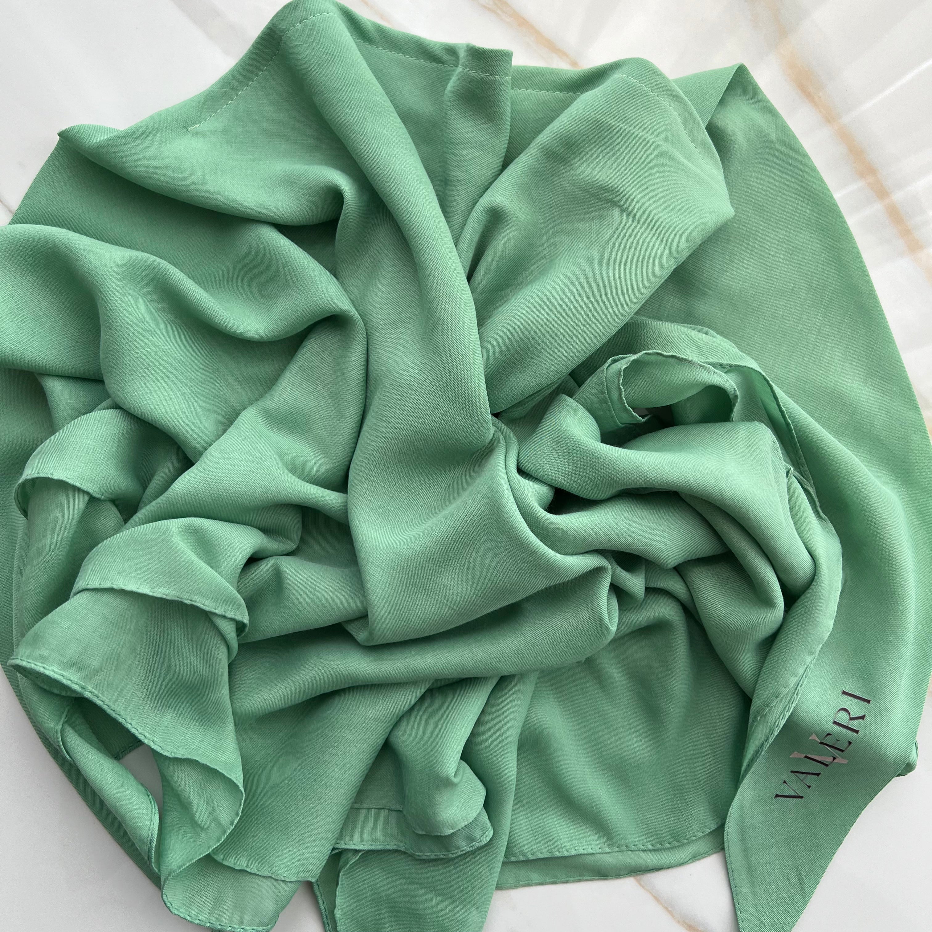 Solid Cotton Triangle Scarf