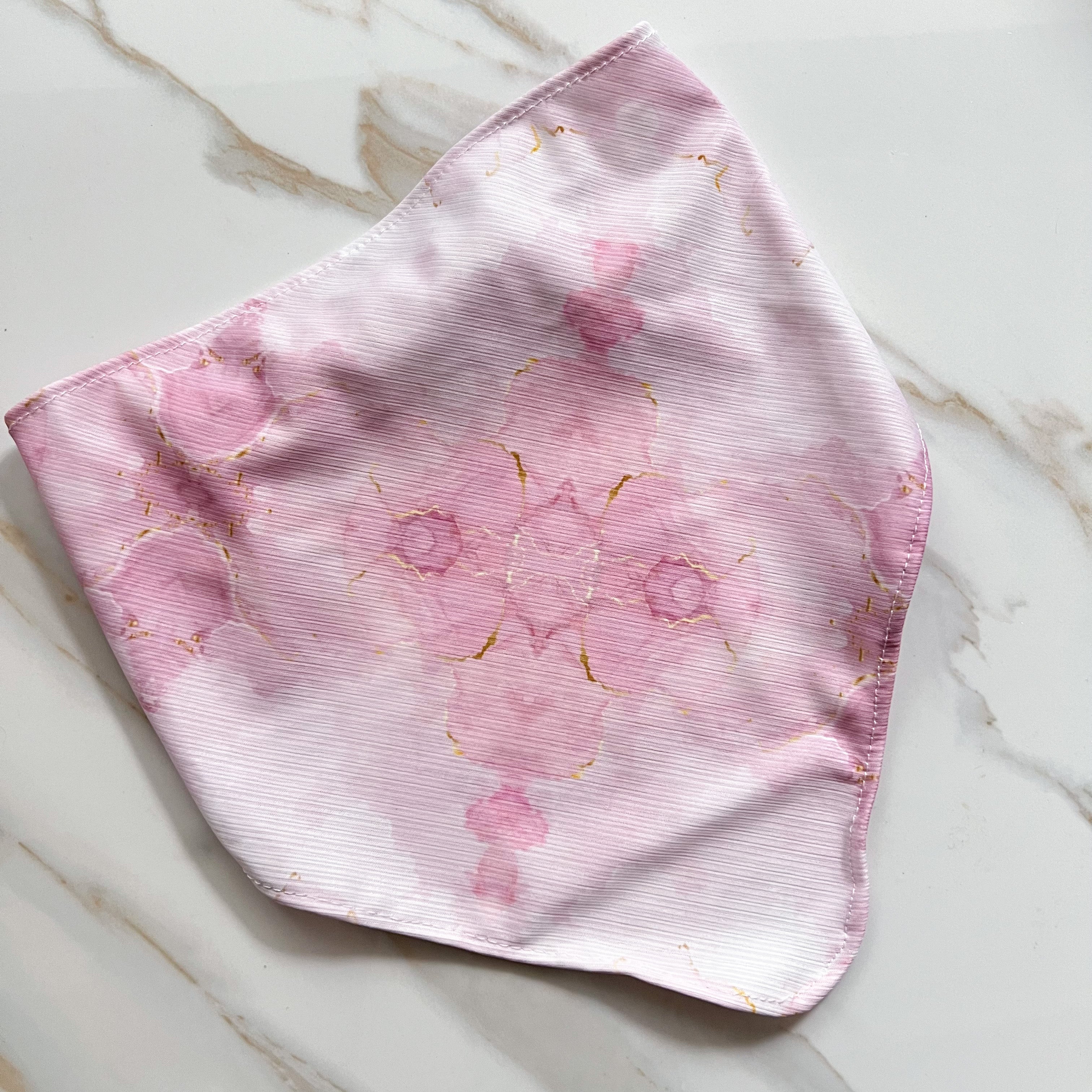 Valeri X Toby Pink Watercolor Pre-Tied Bandana