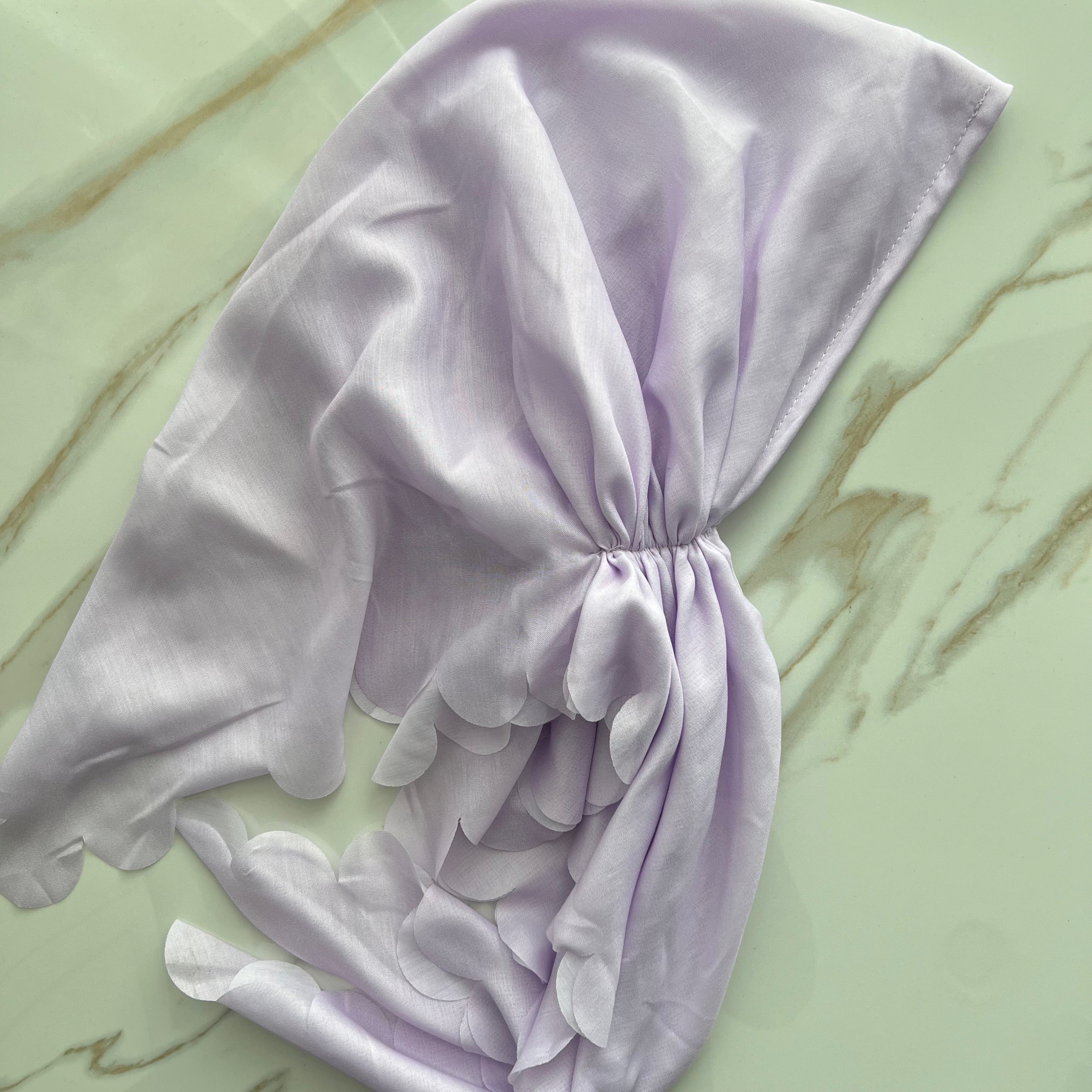 Scalloped Open Pre-Tied