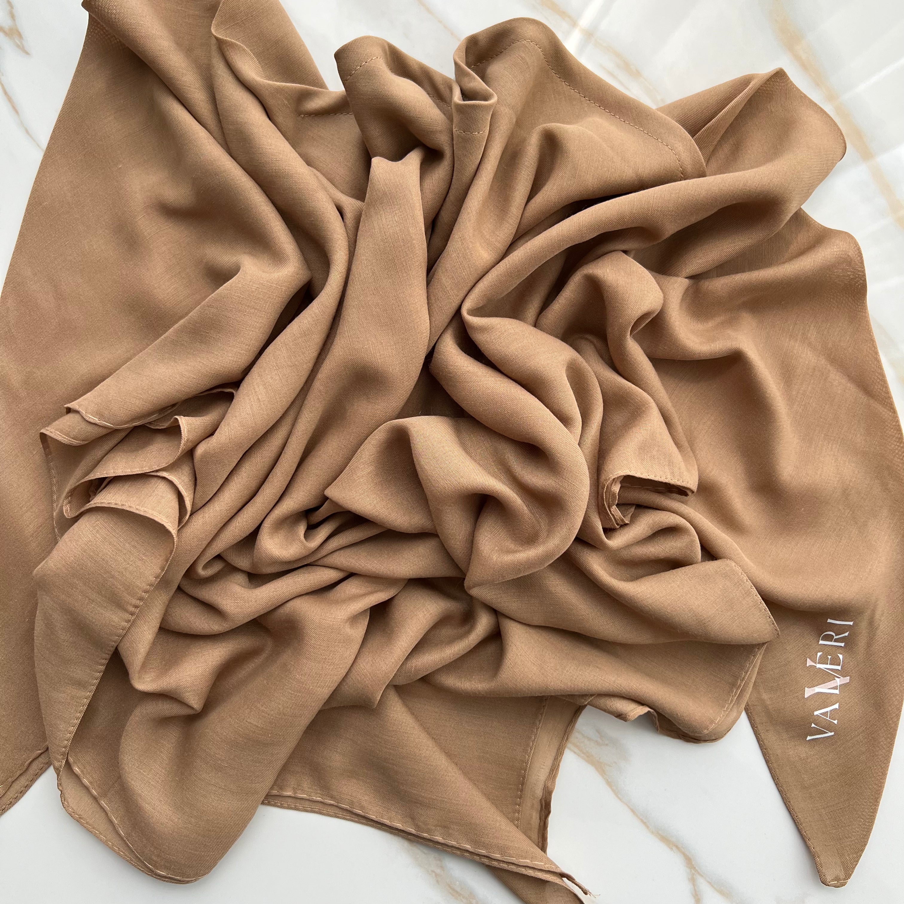 Solid Cotton Triangle Scarf