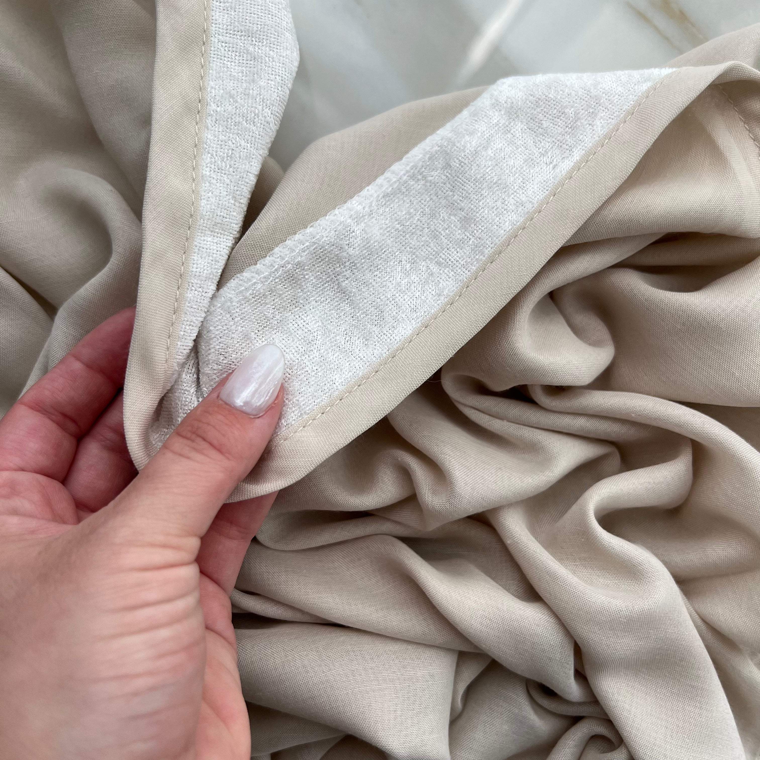 Solid Cotton Triangle Scarf