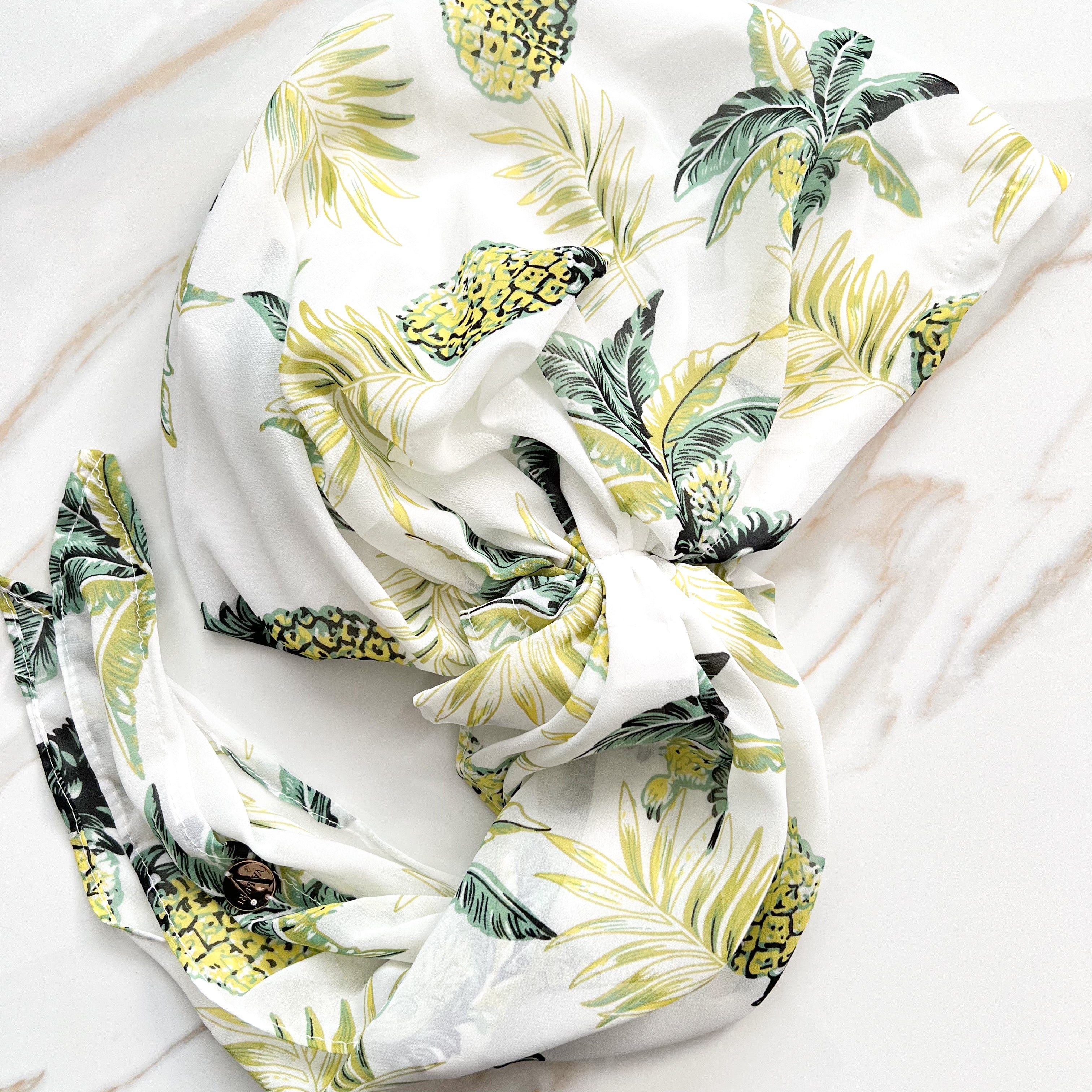 Pineapple Pre-Tied Scarf