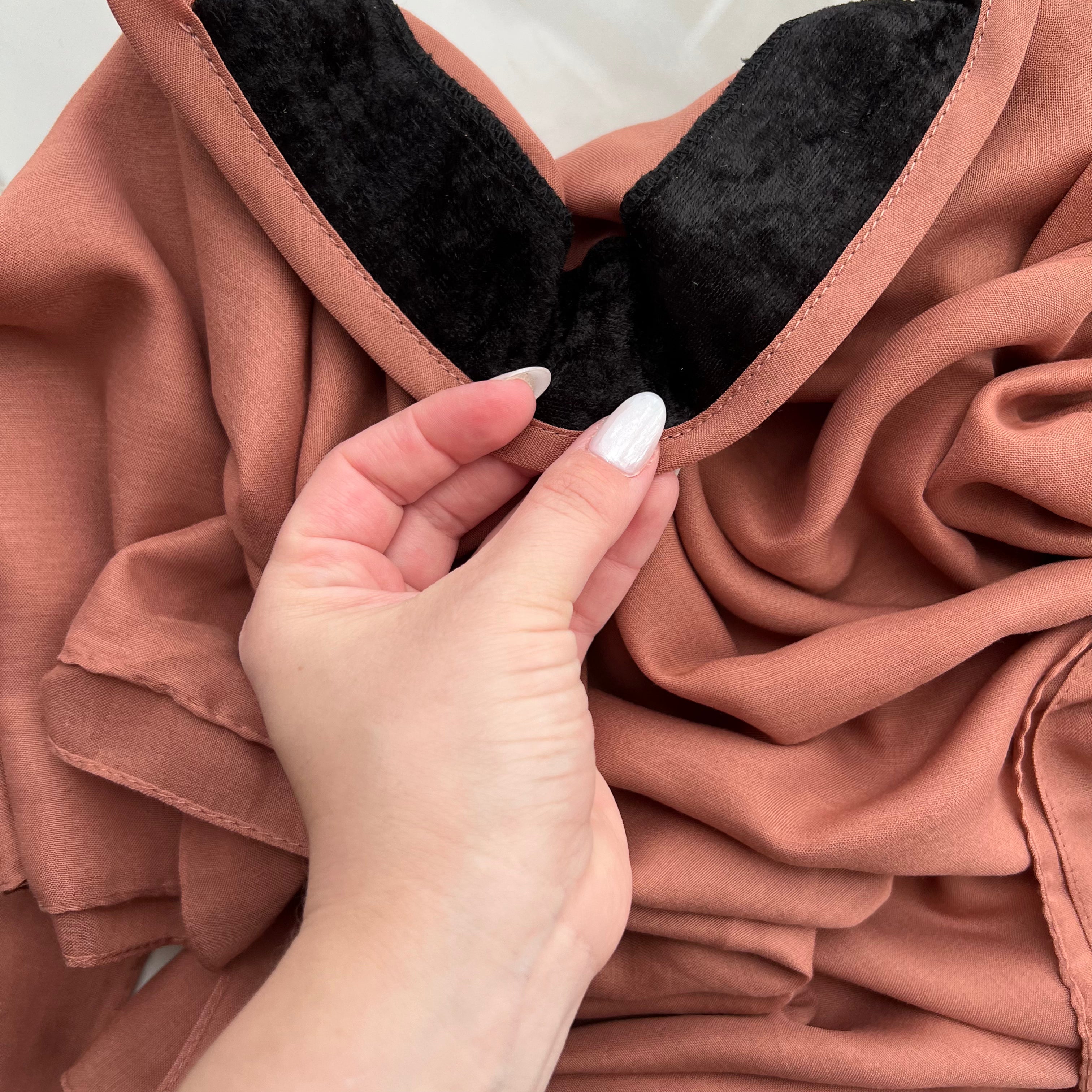 Solid Cotton Triangle Scarf