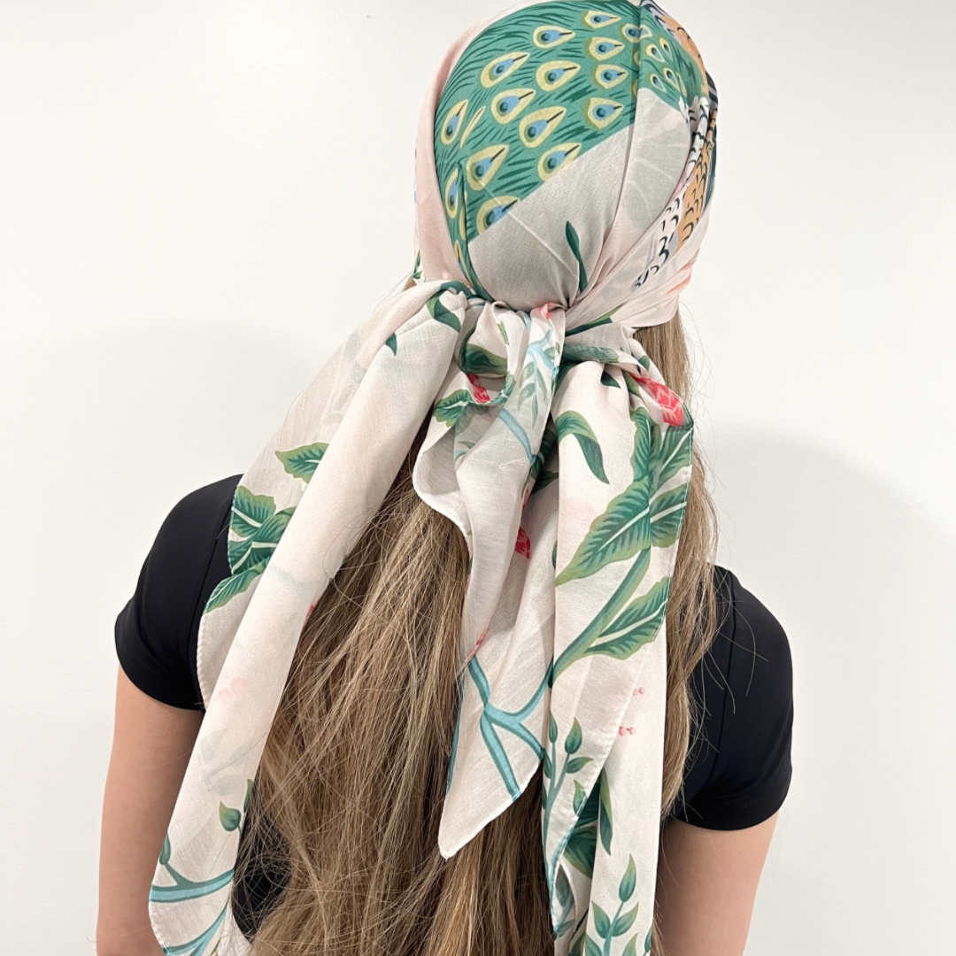 Viola Large Open Square Scarf