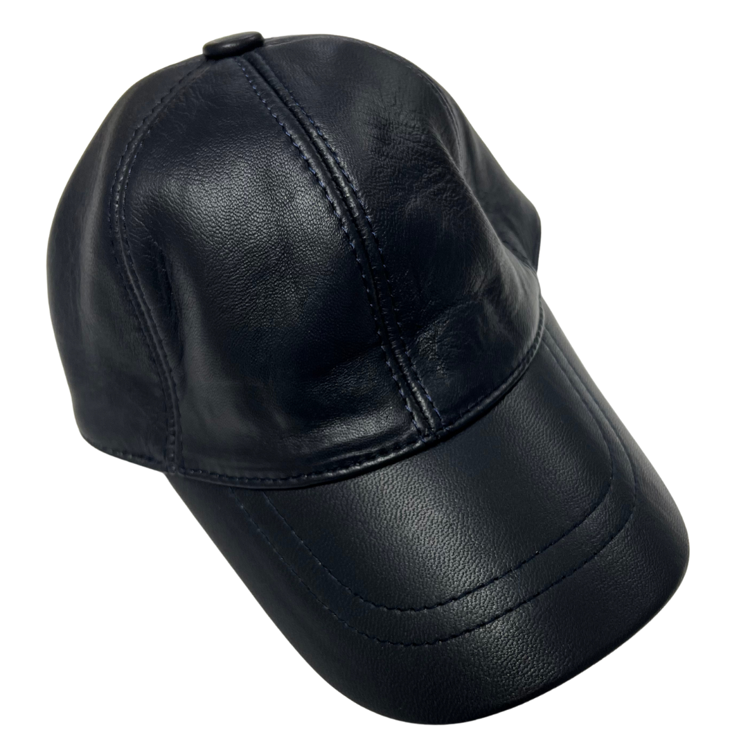 Genuine Leather Baseball Cap