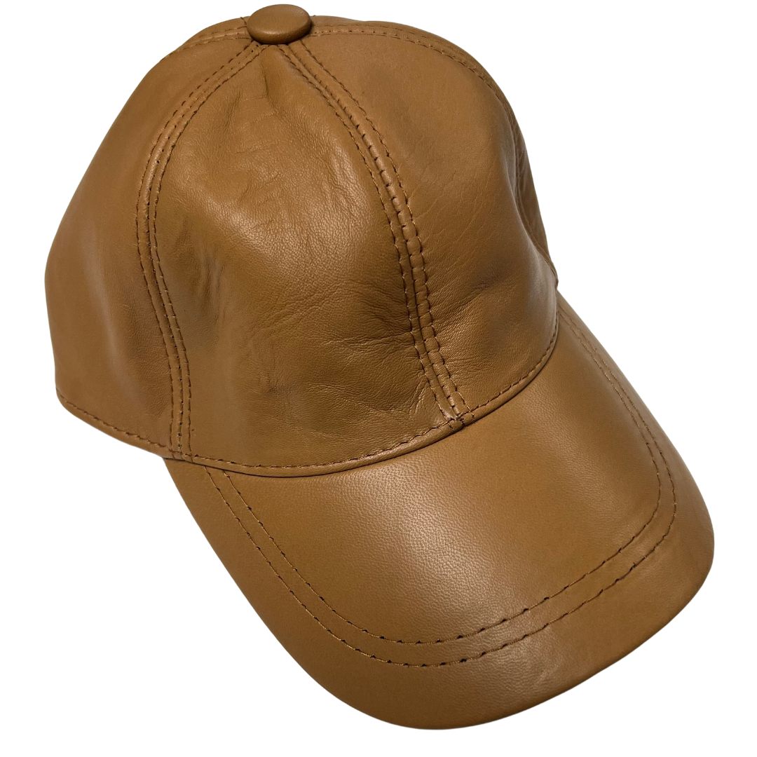 Genuine Leather Baseball Cap