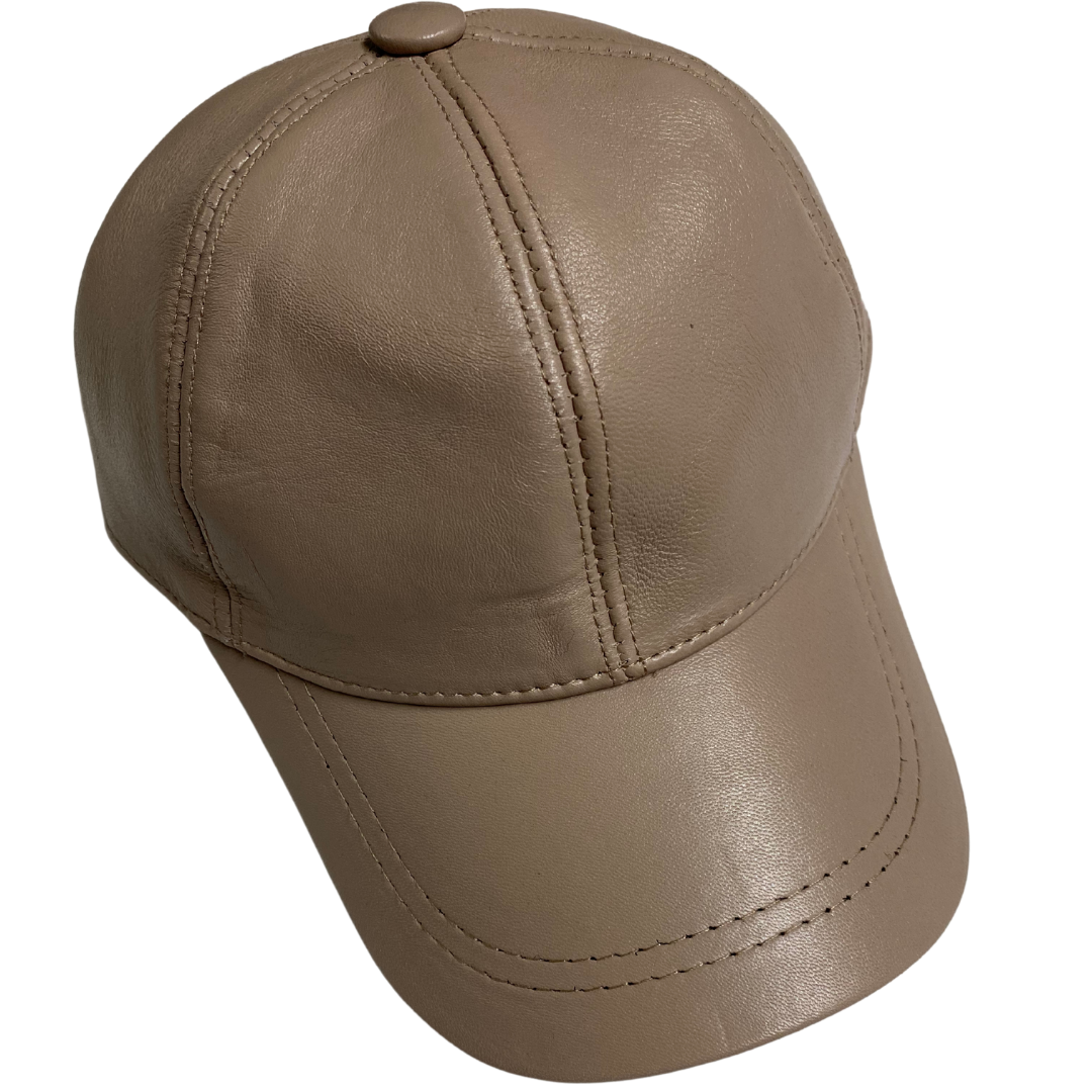 Genuine Leather Baseball Cap