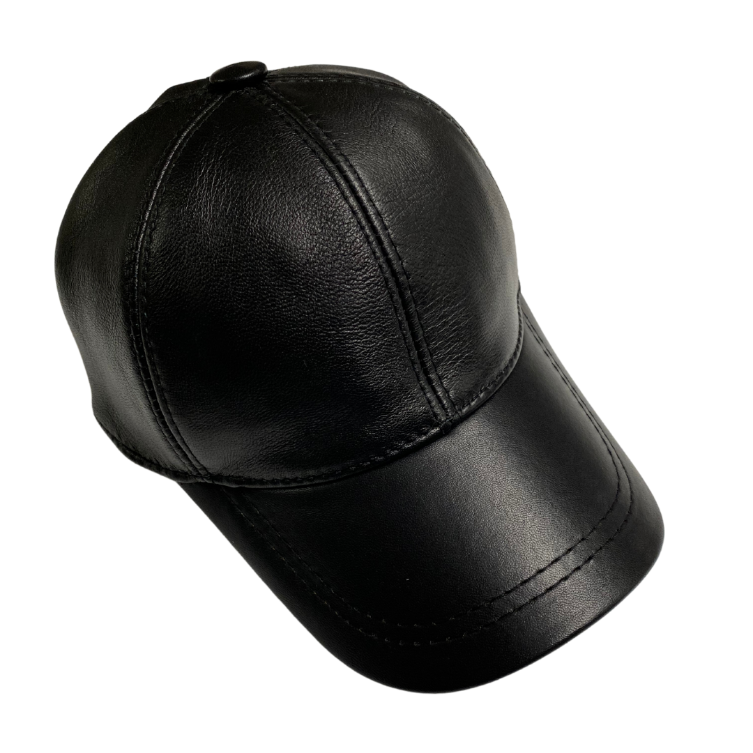 Genuine Leather Baseball Cap