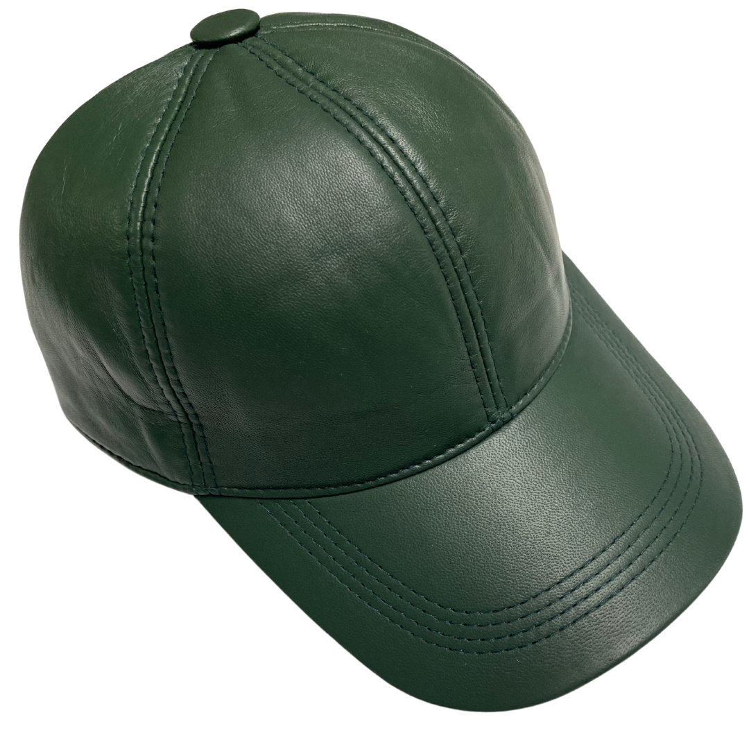 Genuine Leather Baseball Cap
