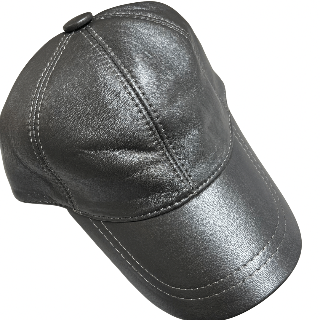 Genuine Leather Baseball Cap